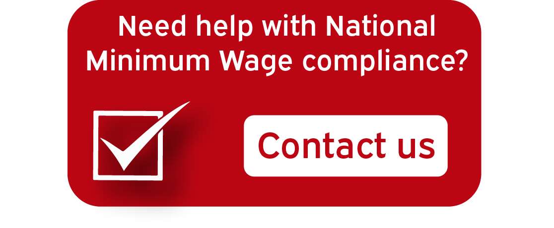 National Minimum Wage Compliance Contact Us Button